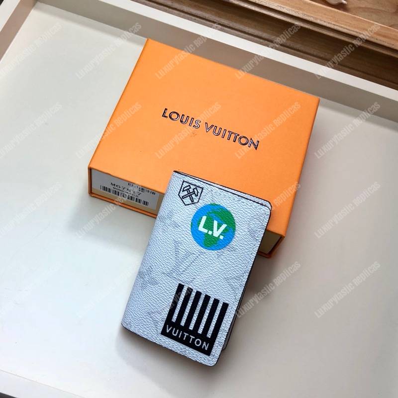 LV Pocket Organizer Monogram White