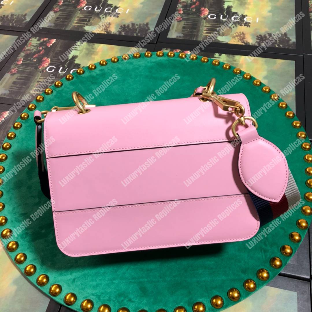G*u*i queen margaret leather bag pink
