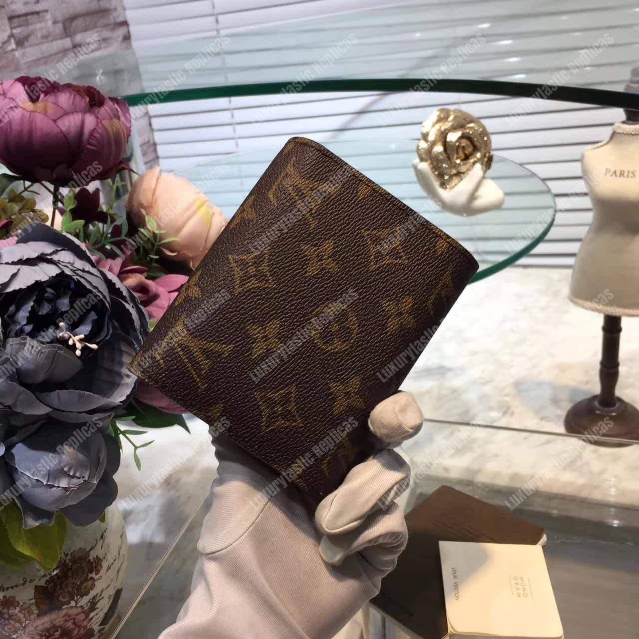 LV Ariane Wallet Monogram Rose Ballerine