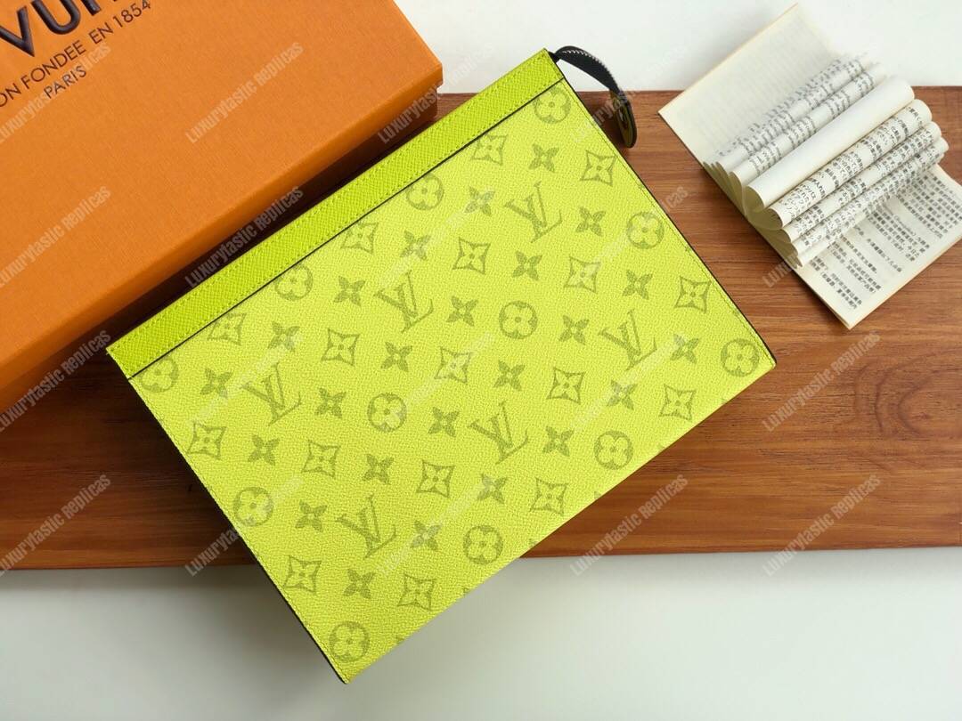 LV Pochette Voyage MM Monogram Yellow