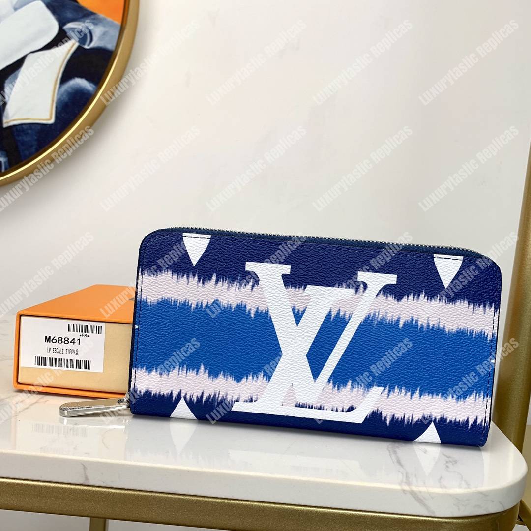 LV Escale Zippy Wallet Bleu