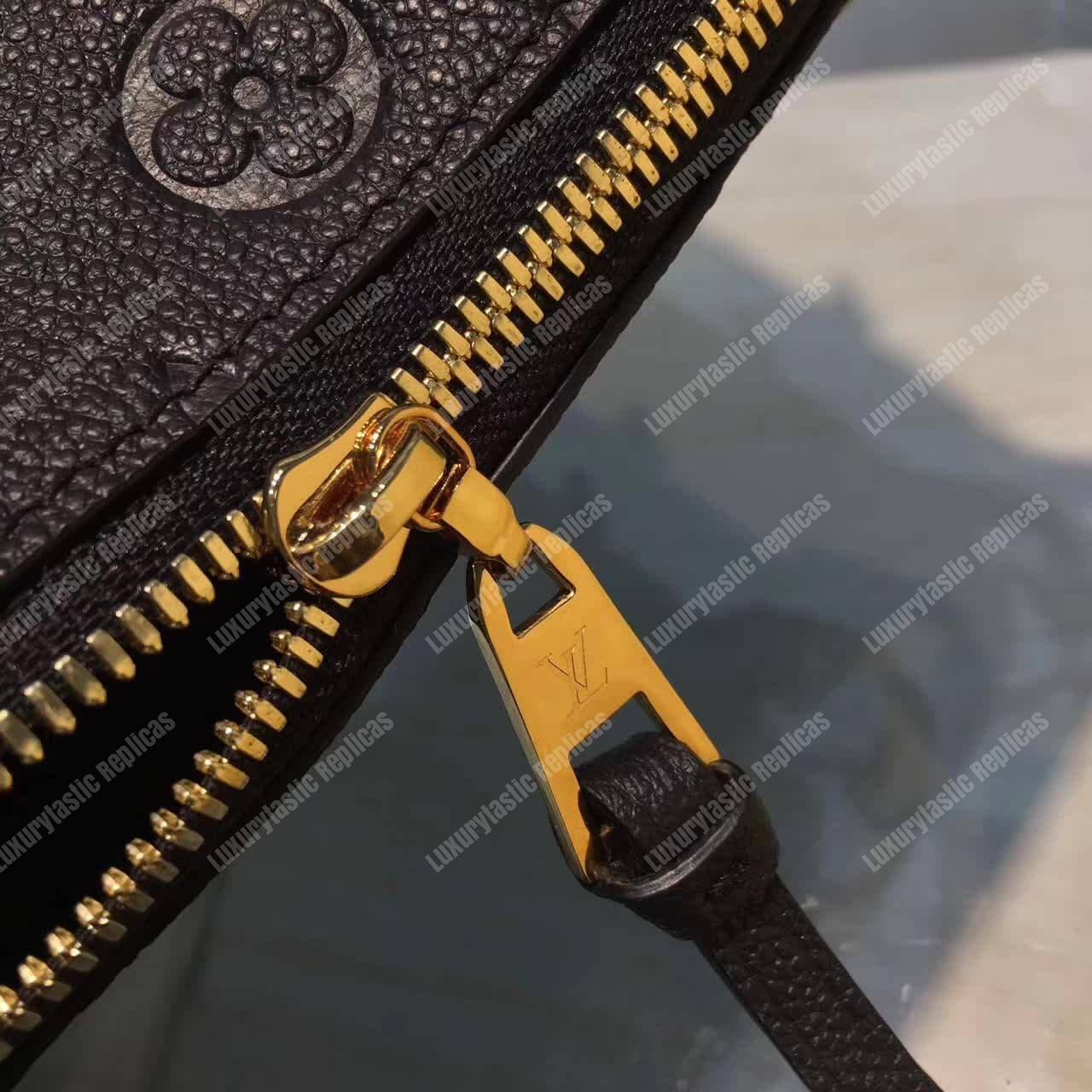 LV Ponthieu PM Monogram Empreinte Leather Noir