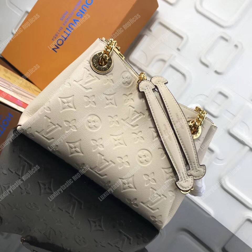 LV Surene BB Monogram Empreinte Leather Creme
