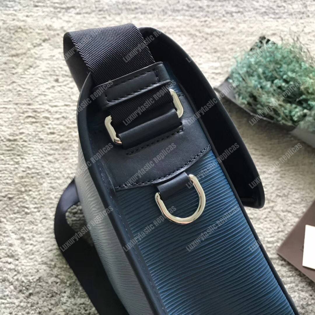 LV Messenger PM Epi Leather Blue