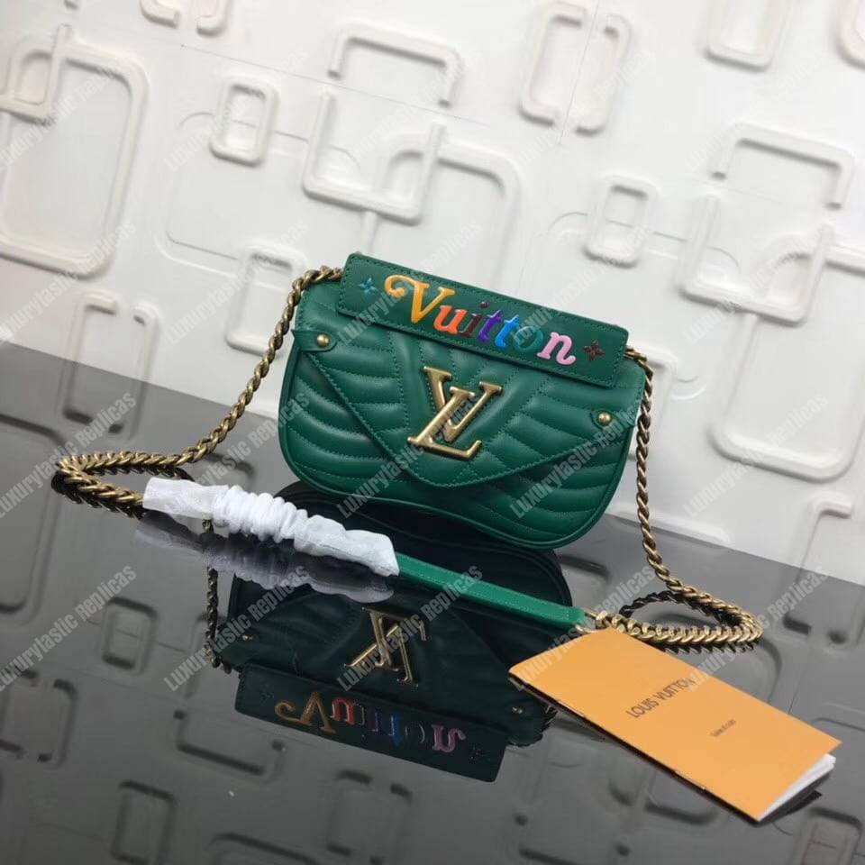LV New Wave Chain Bag PM Green