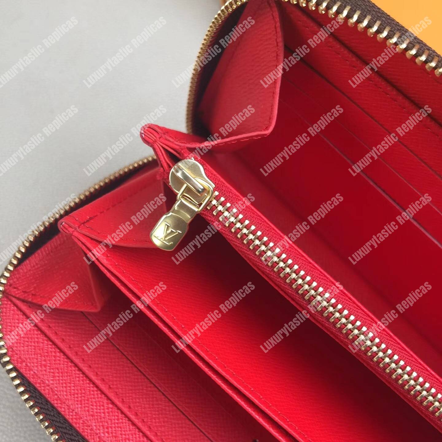 LV Zippy Wallet My LV World Tour Monogram Red