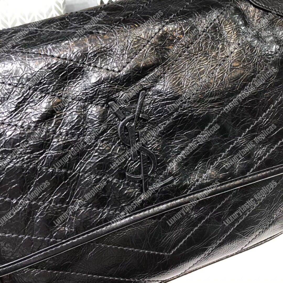 Saint Laurent Niki Large In Vintage Leather Black