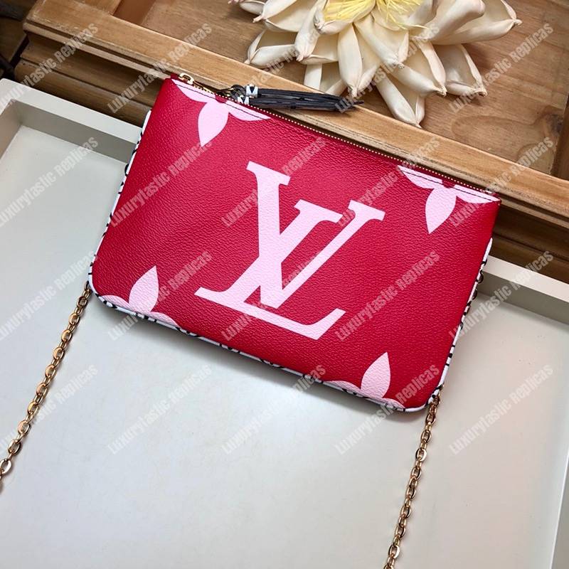 LV Pochette Double Zip Monogram