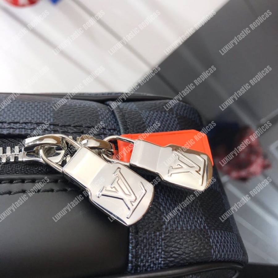 LV Toilet Pouch GM Damier Cobalt Canvas