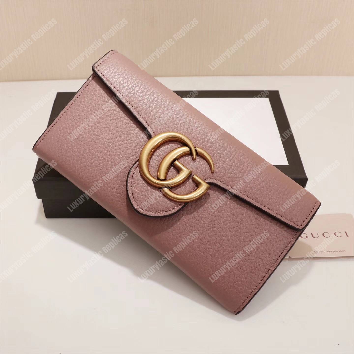 G*u*i gg marmont continental wallet magnolia