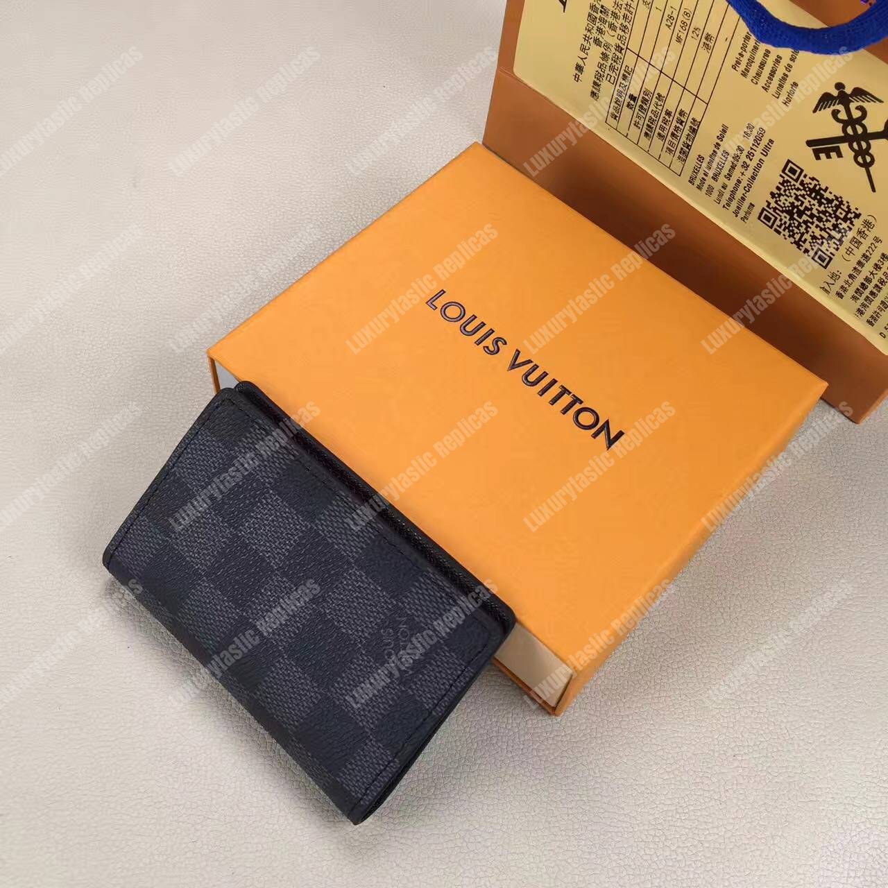 LV Pocket Organizer Damier Graphite Canvas