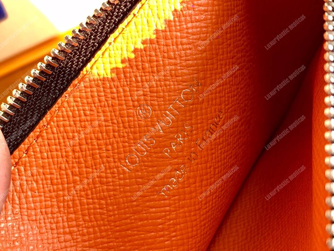LV Coin Card Holder Orange