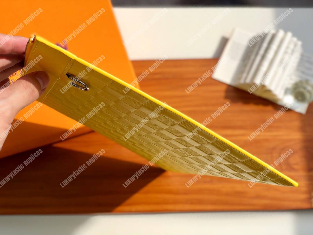 LV Discovery Pochette Damier Infini Yellow