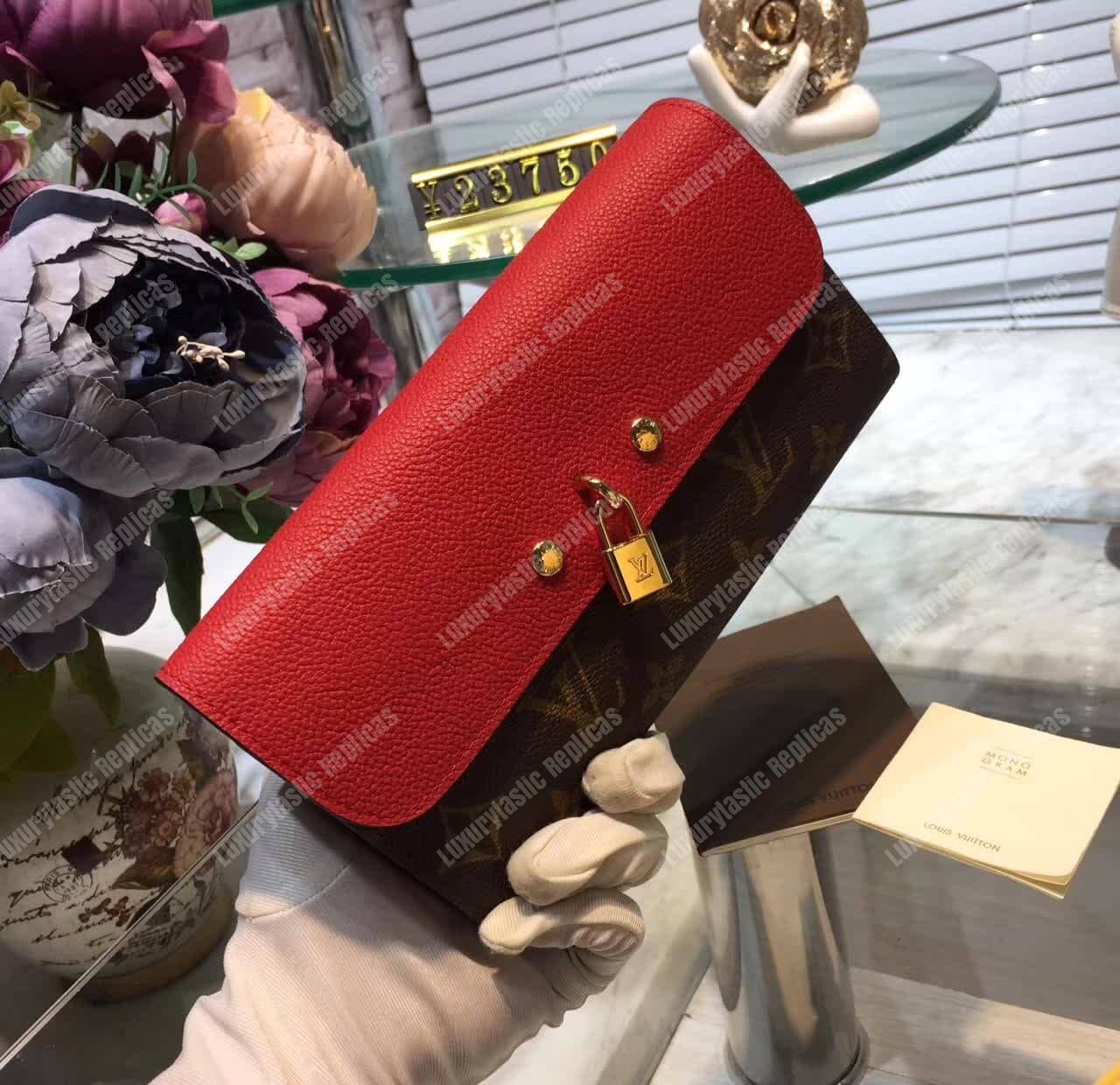 LV Canvas Venus Wallet Monogram Cherry
