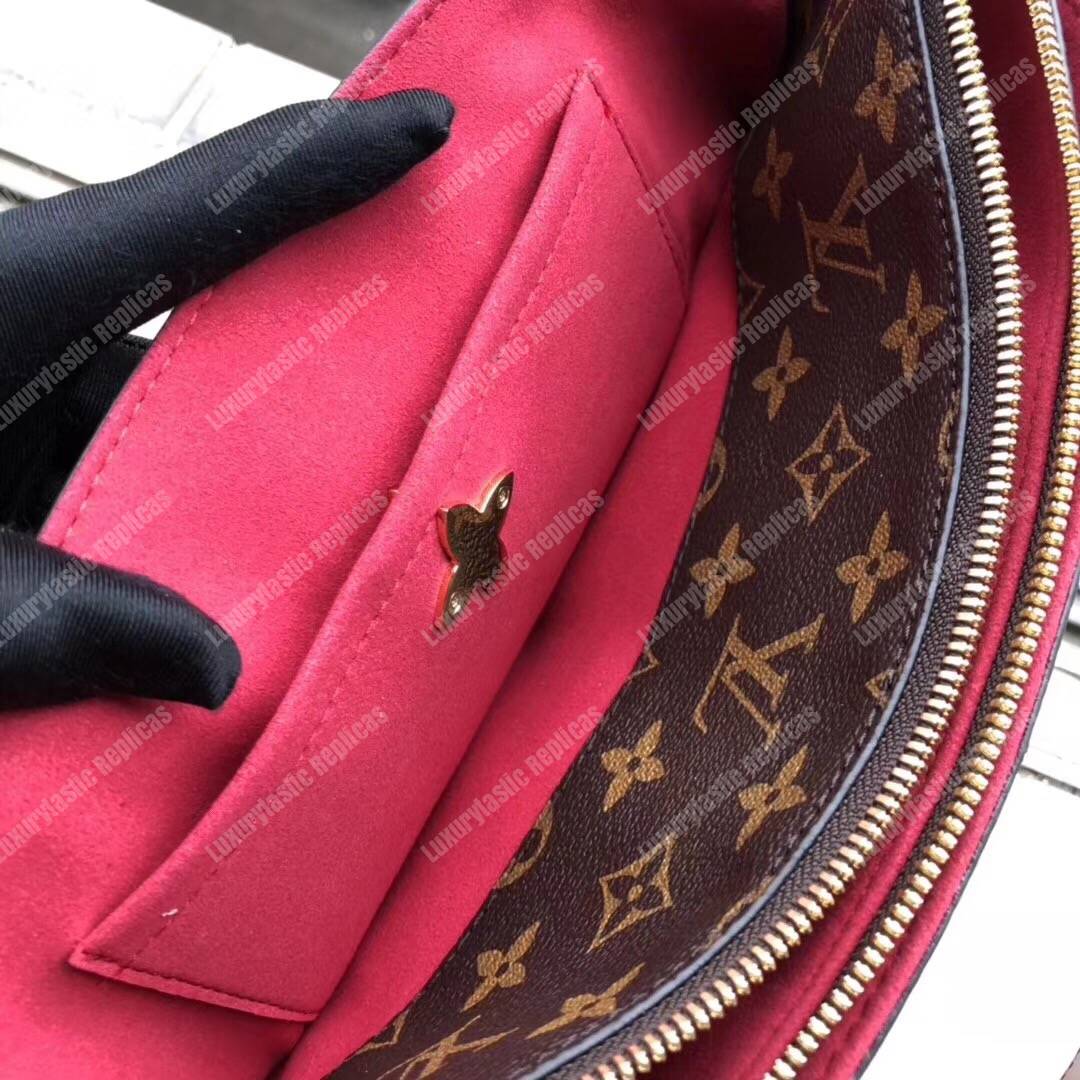 LV Flower Zipped Tote Pm Monogram canvas Lie de Vin