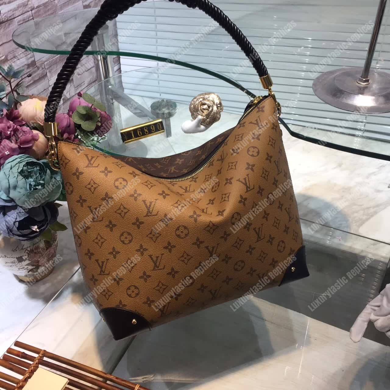 LV Triangle Softy Shoulder Bag Monogram