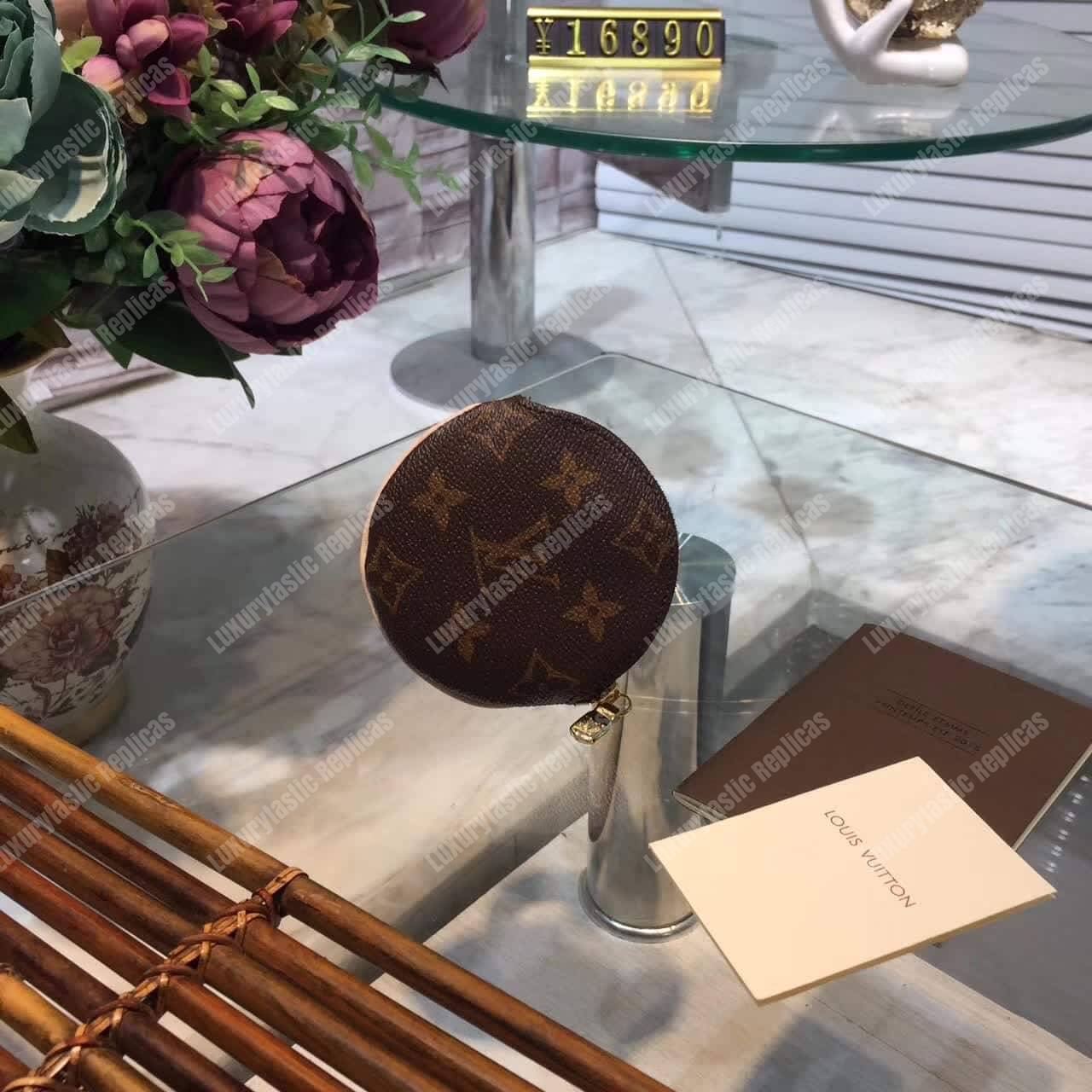 LV Round Coin Purse Monogram