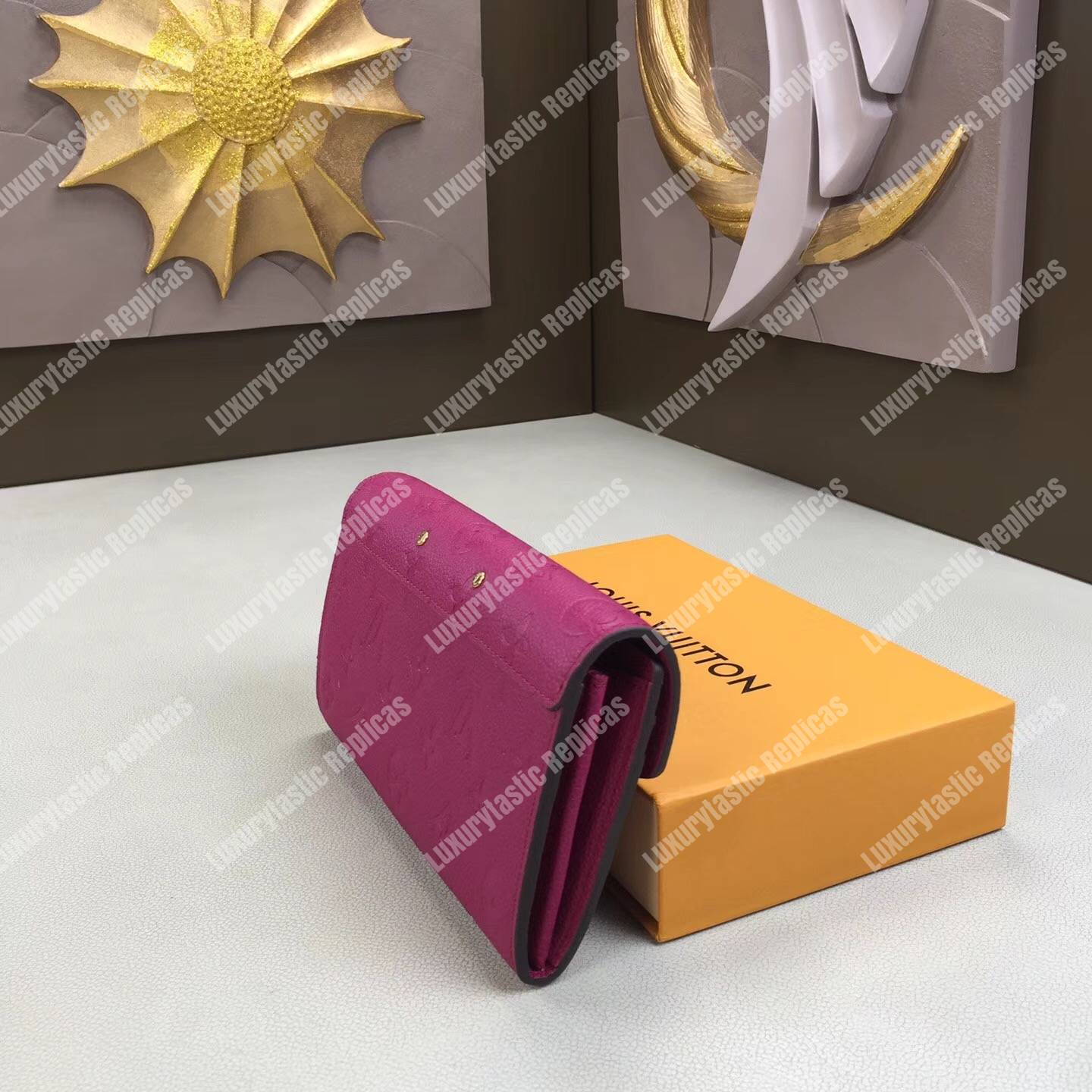 LV Metis Wallet Monogram Empreinte Leather Freesia