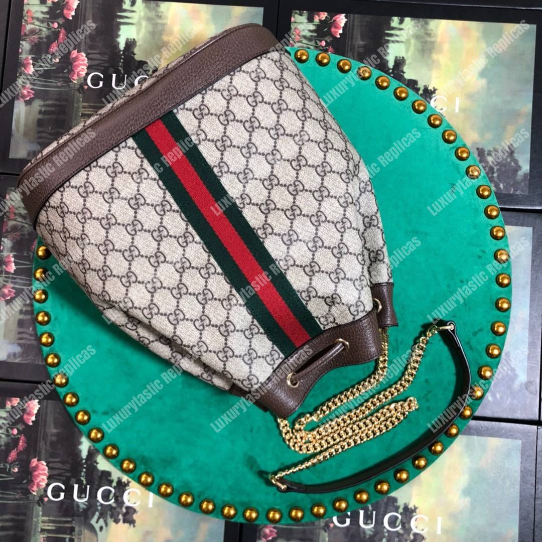 G*u*i gg sup*e rajah medium bucket bag