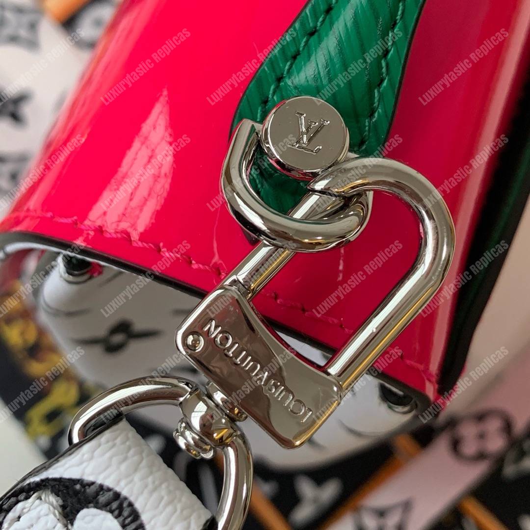 LV Cherrywood BB Smooth Patent Monogram Fuschia