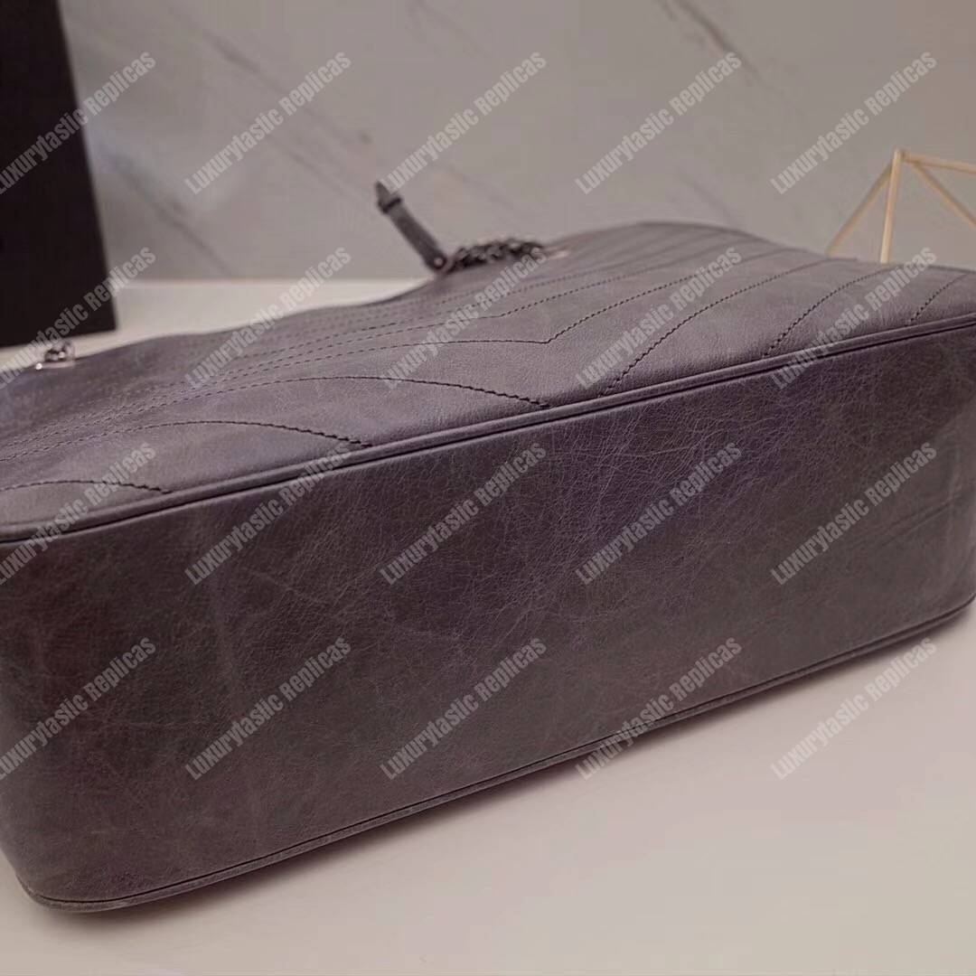 Saint Laurent Large Niki Shopping Bag Earth Grey