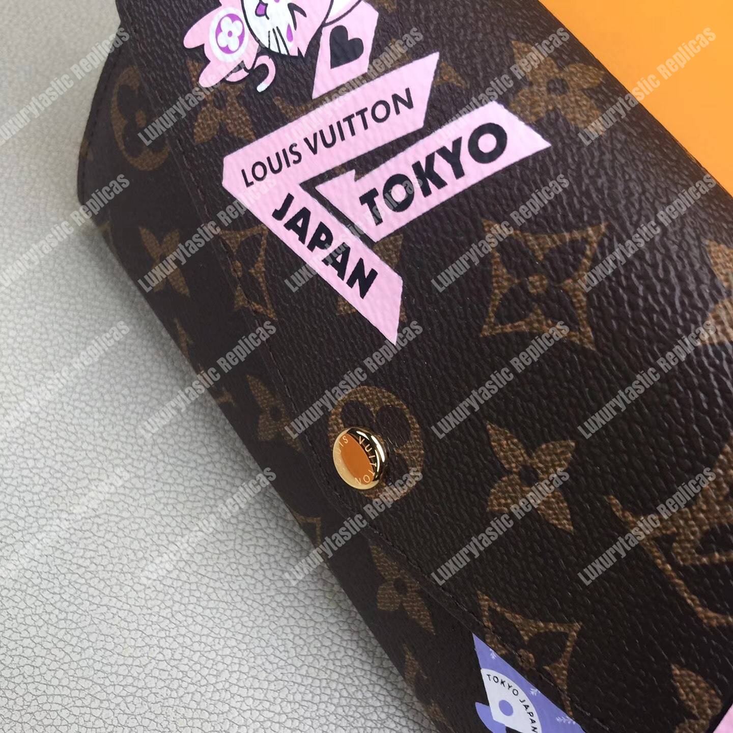 LV Sarah Wallet My LV World Tour Monogram Pink