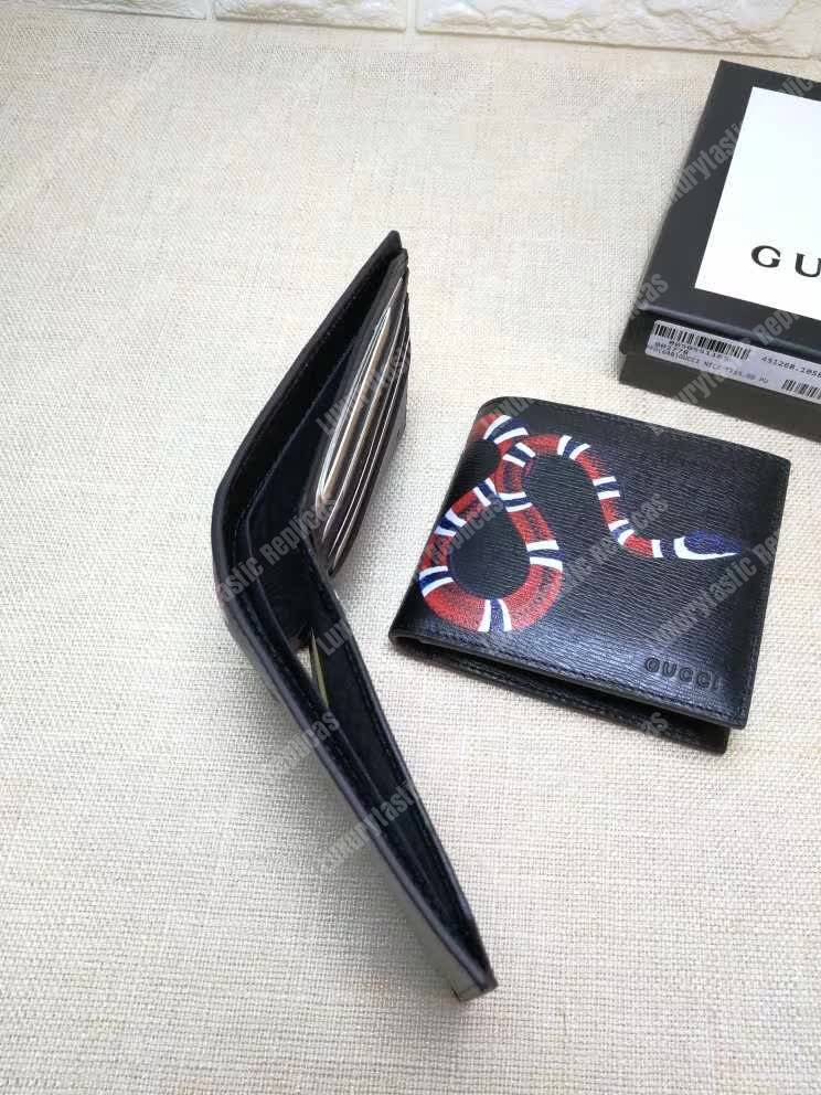 G*u*i kingsnake leather wallet