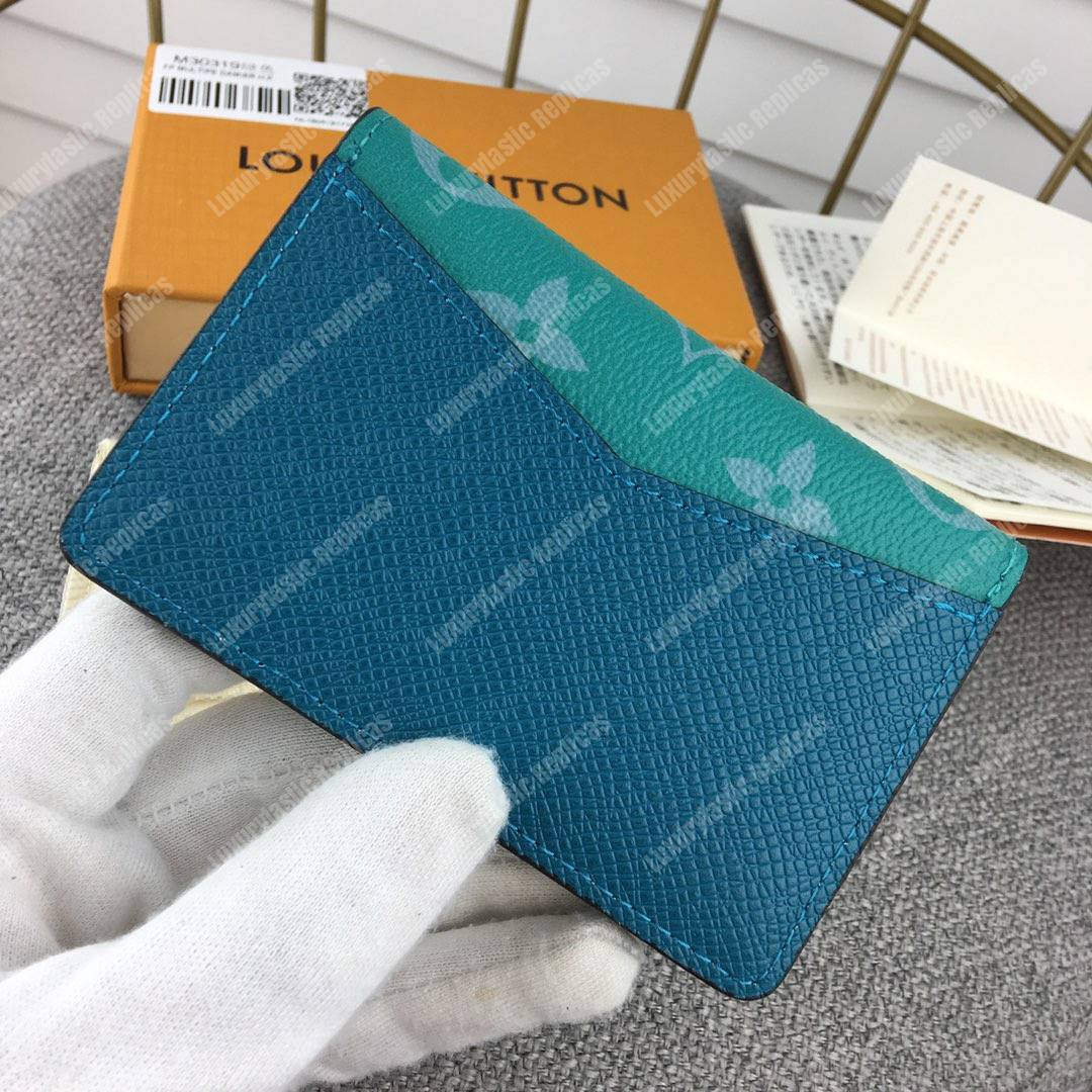 LV Pocket Organiser Taiga Monogram Vert