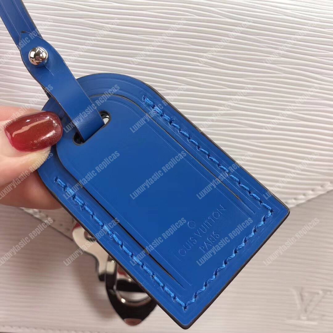 LV Pochette Epi Leather Black/White