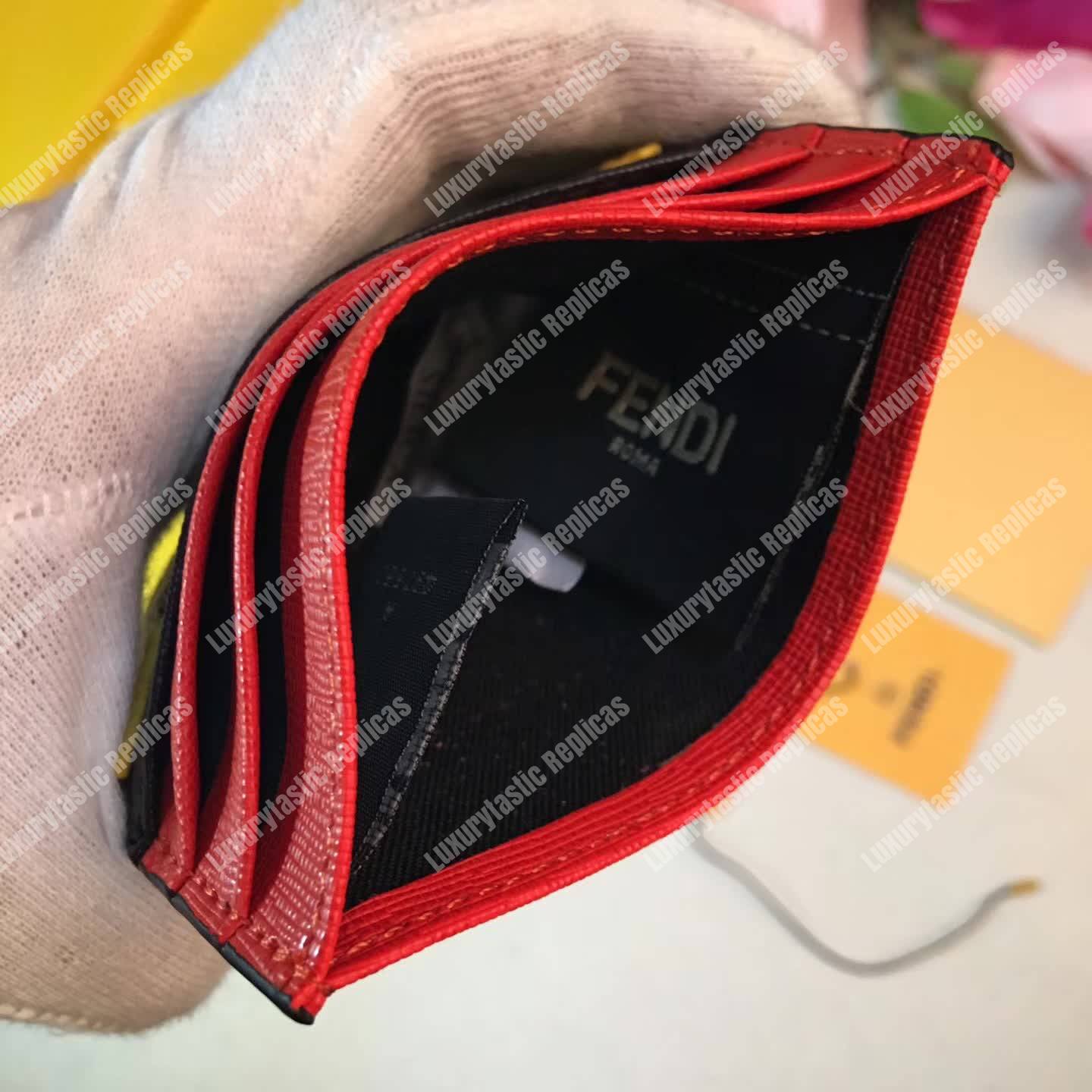 F**di multicolour card case
