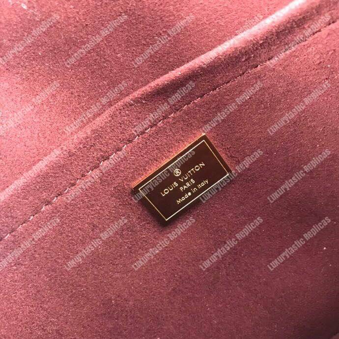LV Spring Street Monogram Vernis Creme Beige