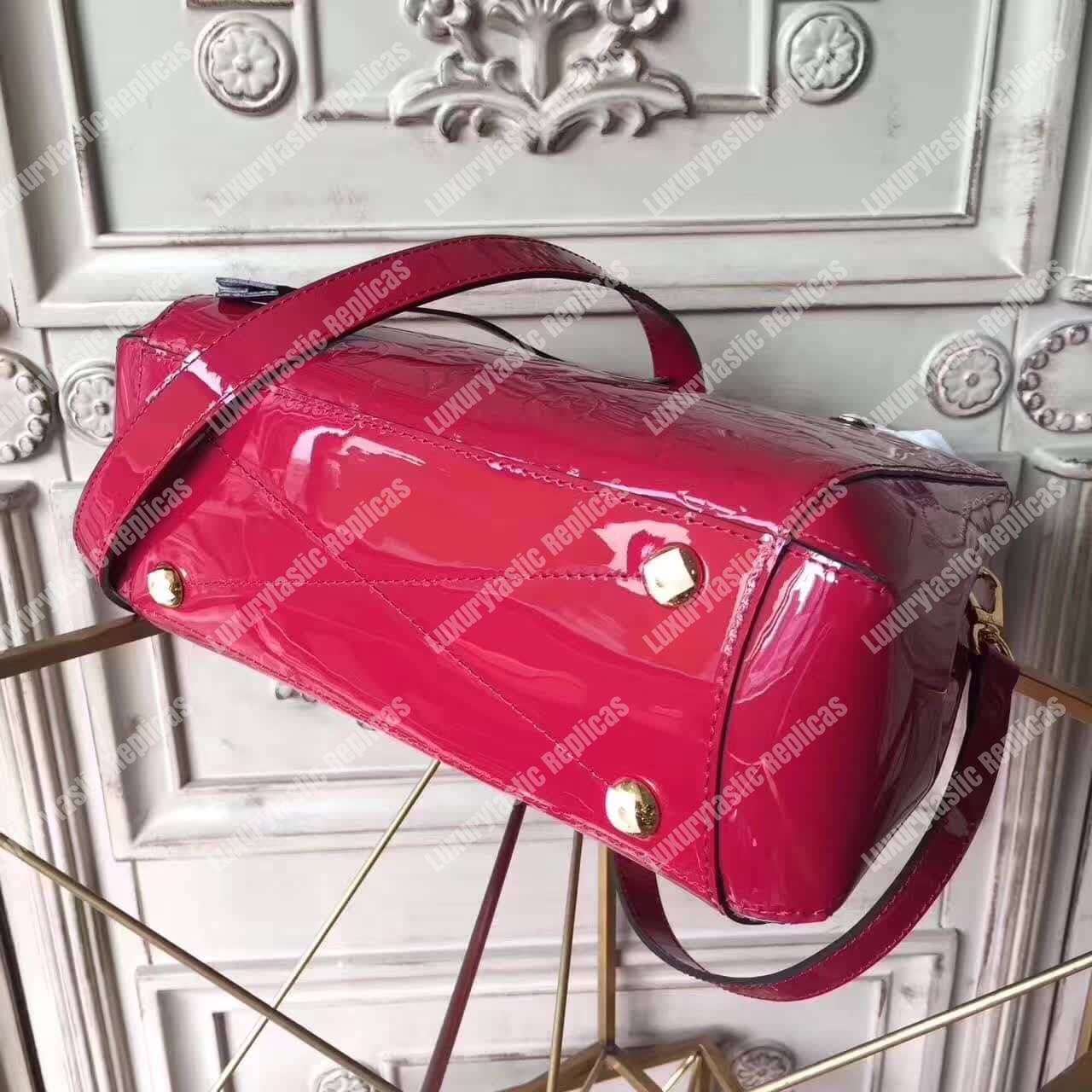 LV Montaigne BB Tote Bag Monogram Vernis