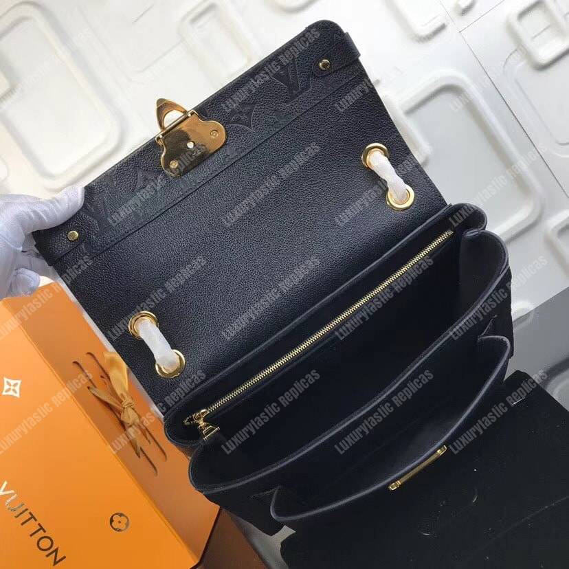 LV Vavin MM Monogram Empreinte Leather Noir