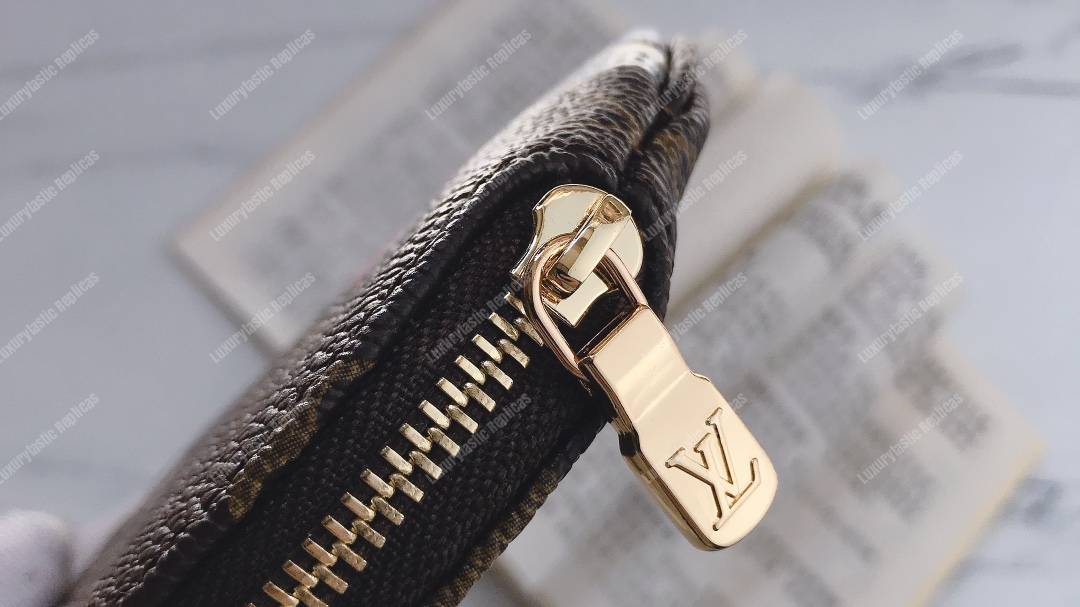 LV Round Coin Purse Holiday Edition