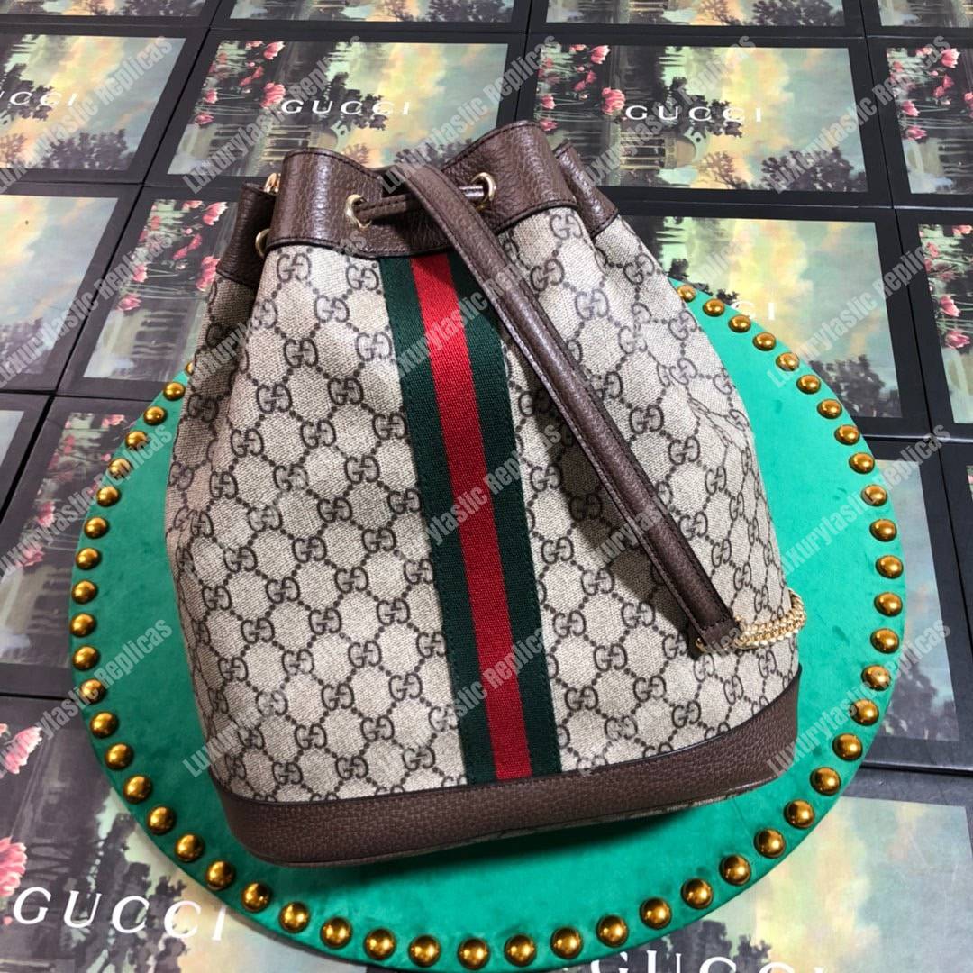G*u*i gg sup*e rajah medium bucket bag