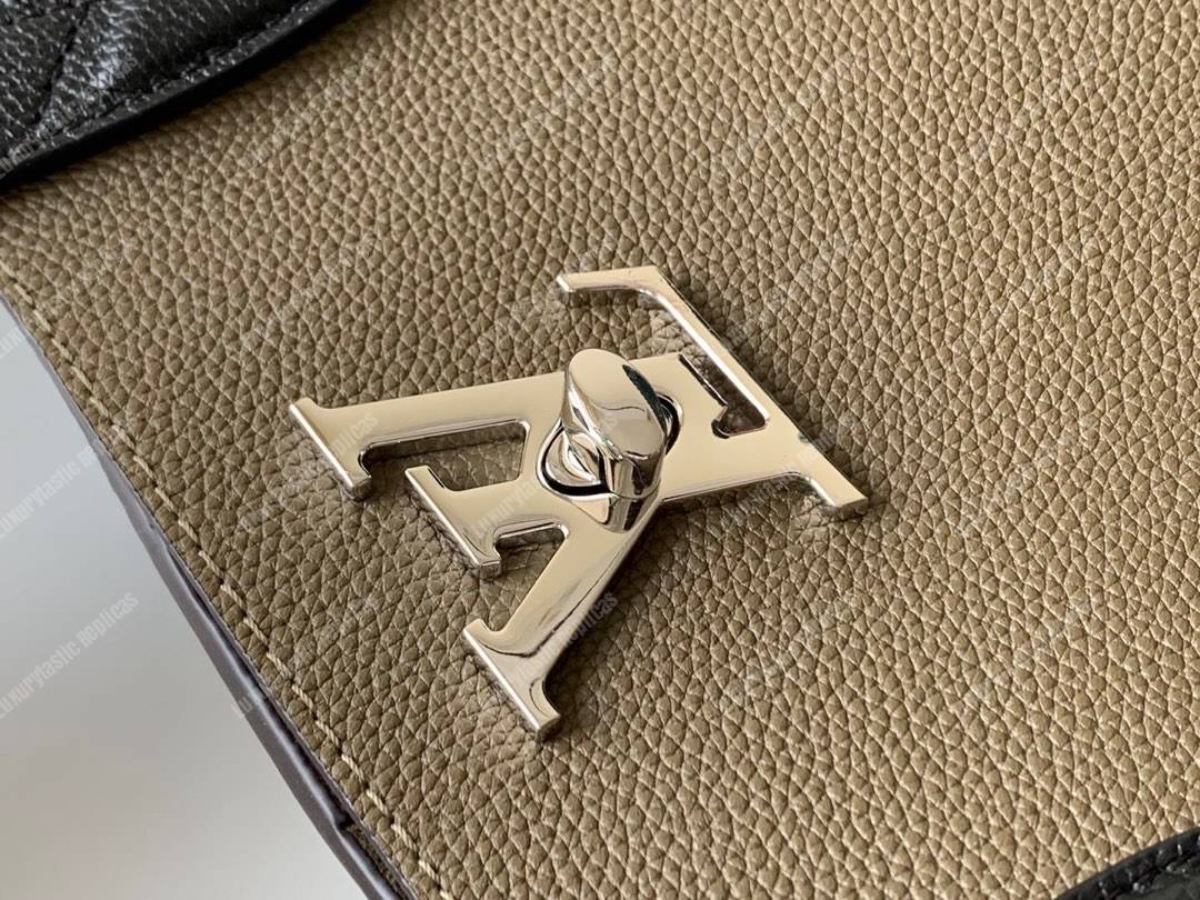 LV Lockme Go Lourier Green/Toffee Latte Beige/Black