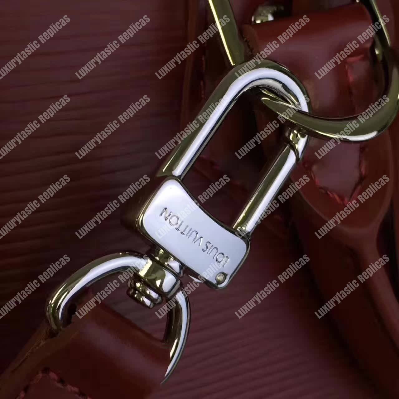 LV Alma PM Bag Epi Leather Grenade