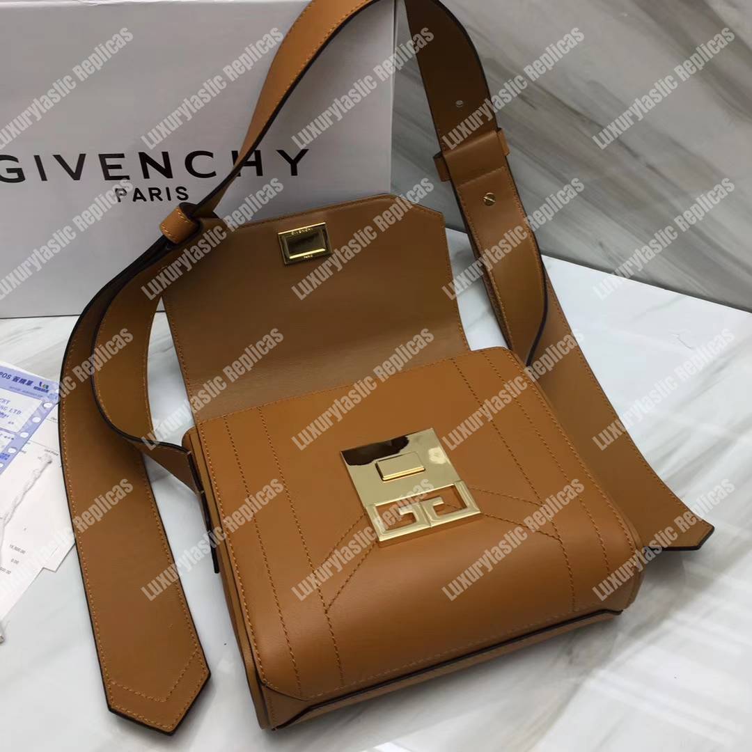 Givenchy Medium Eden Bag In Smooth Leather Brown
