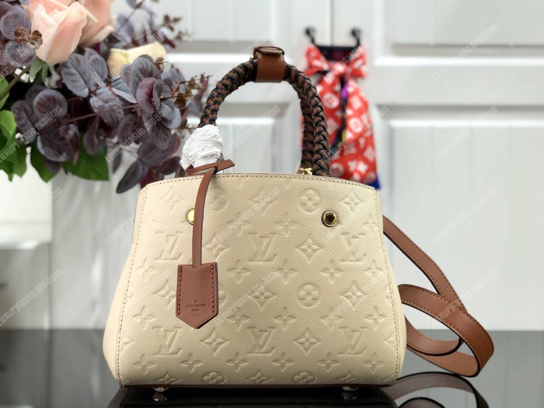 LV Montaigne BB Handbag Monogram Empreinte Leather Fall 2019