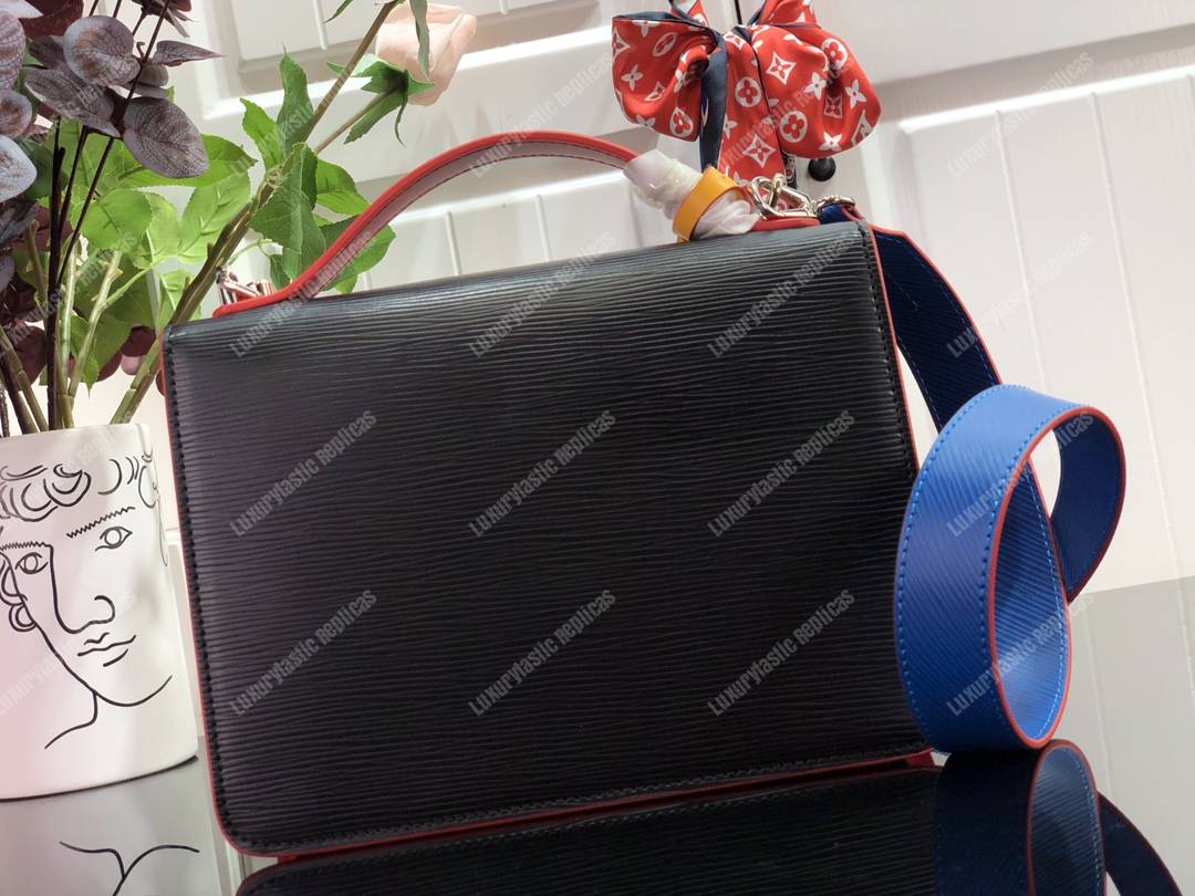LV Pochette Epi Leather Black/Red