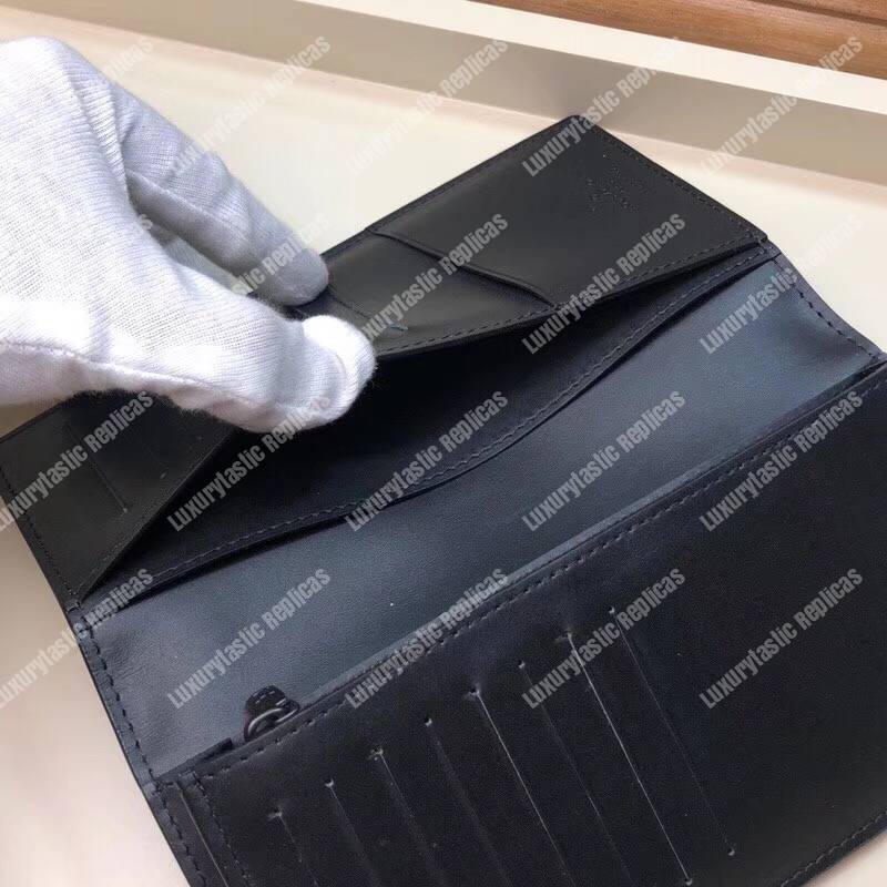 LV Fall-Winter 2018 Brazza Wallet Dark Infinity Leather