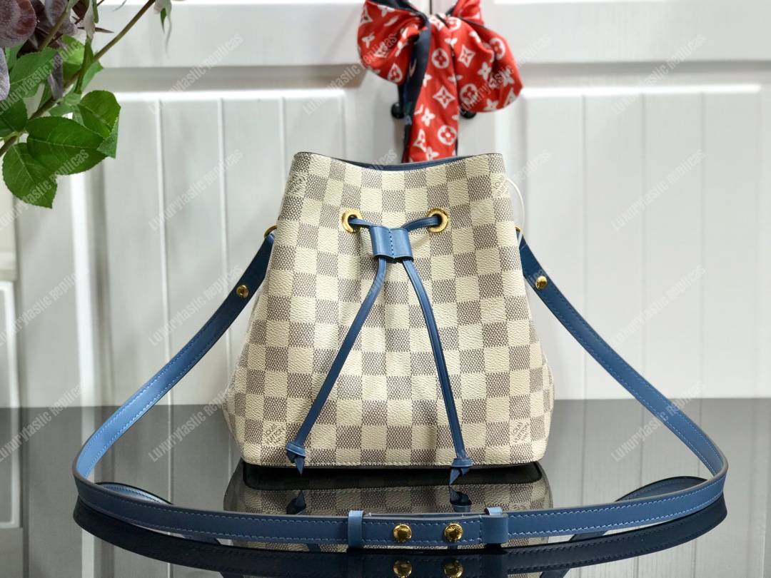 LV Noé BB Damier Azur Canvas Bleuet