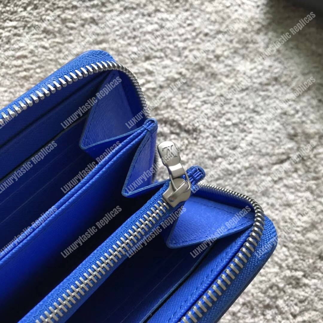 LV Zippy Wallet Epi Leather Coquelicot