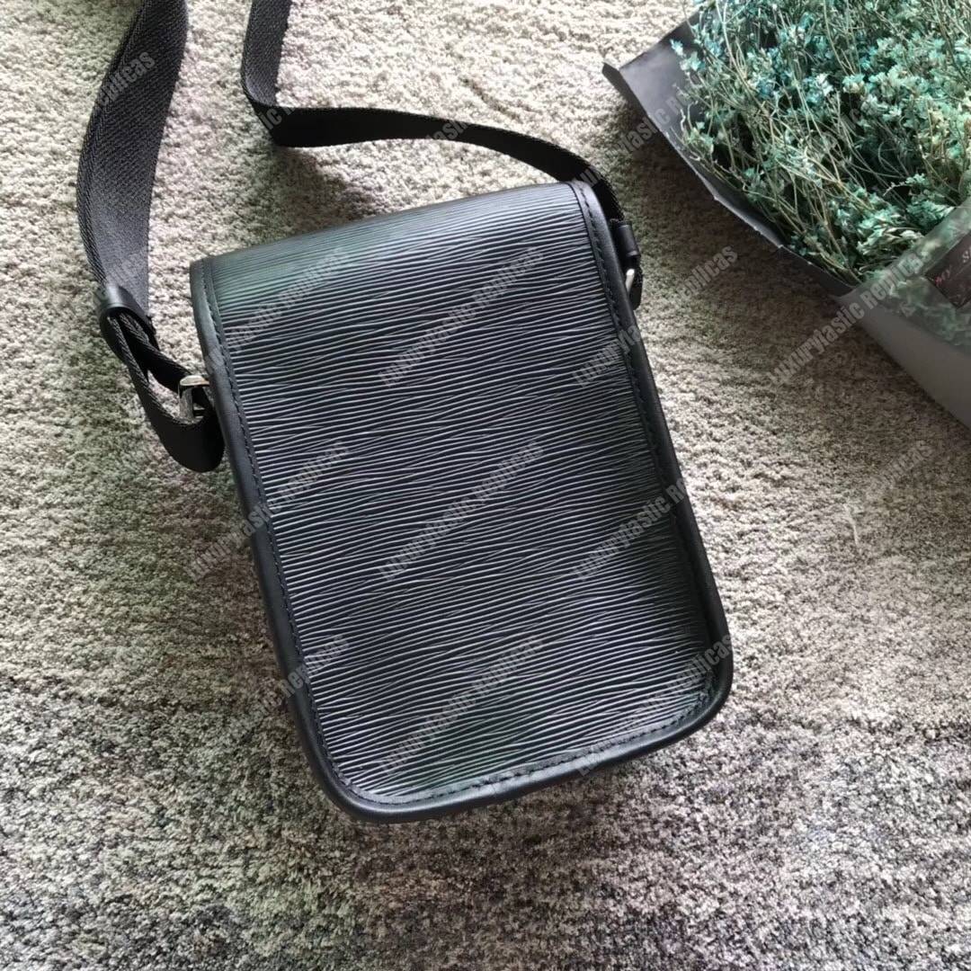 LV Messenger Bag Epi Leather Black 2017