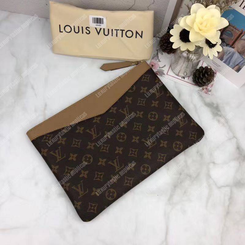 LV Daily Pouch Monogram Sesame
