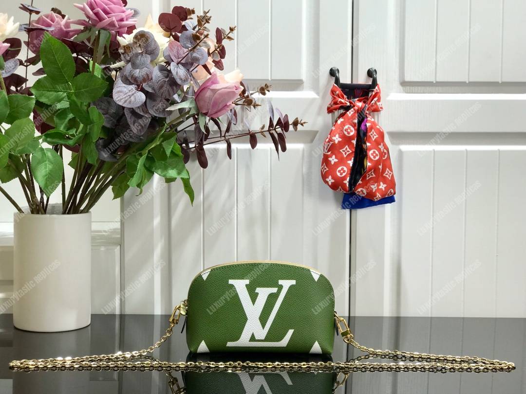 LV Pochette Cosme XL Monogram Khaki/Beige