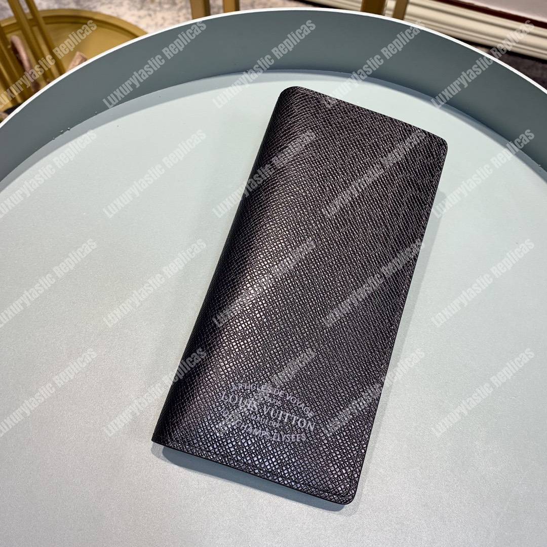 lv brazza taiga articles de voyage l**is V*t*n malletier wallet bleu marine