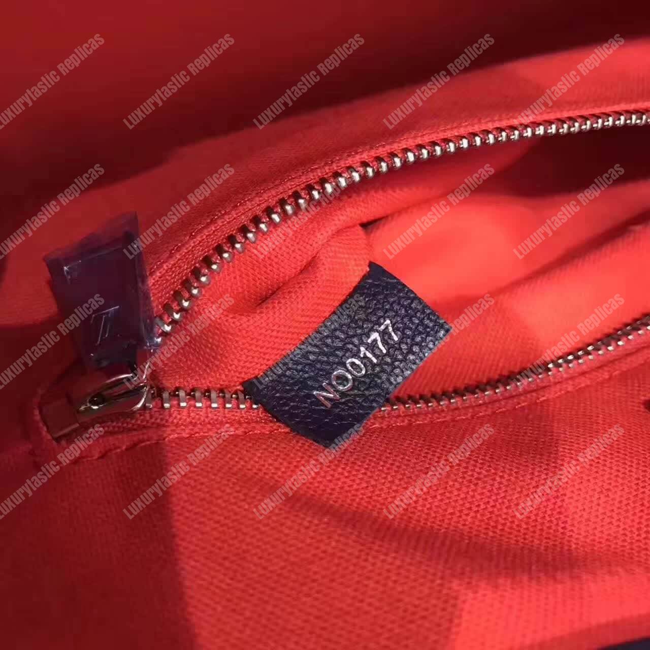 LV Epi Vaneau MM Bag Epi Leather Indigo