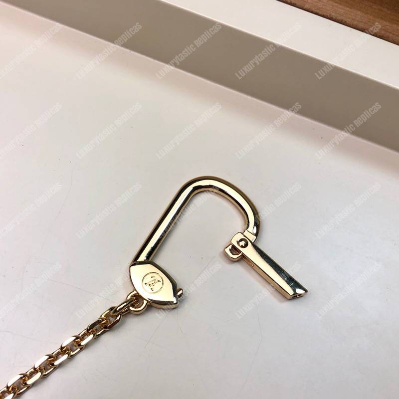 LV Key Pouch Damier Ebene Canvas