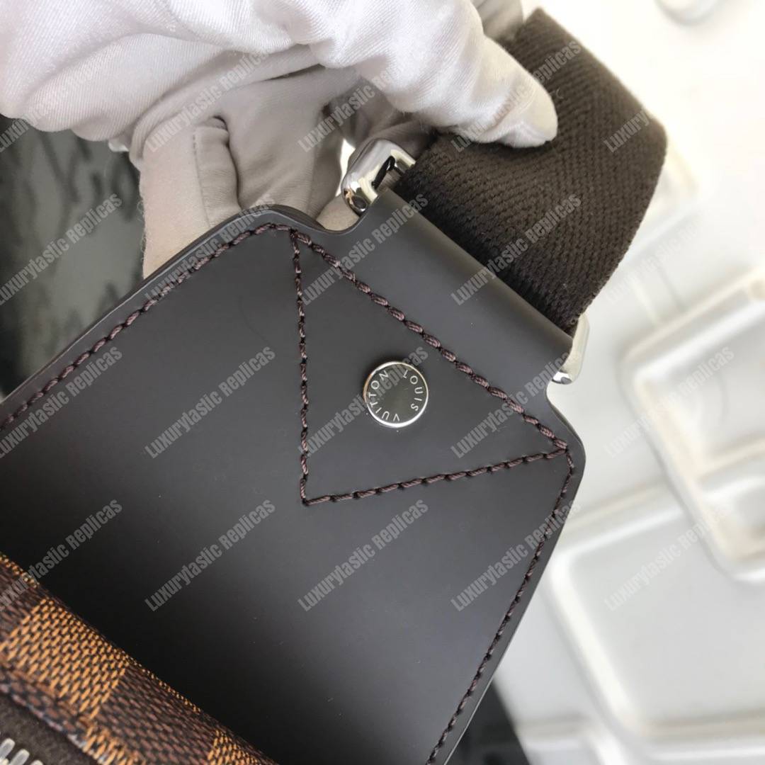 LV Avenue Sling Bag Damier Graphite Brown